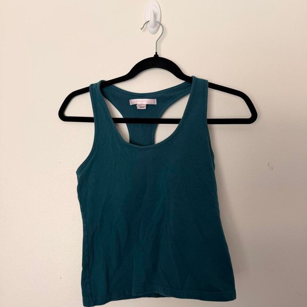 CLASSIC Victoria's Secret teal racerback tank top, Size S 🩵
